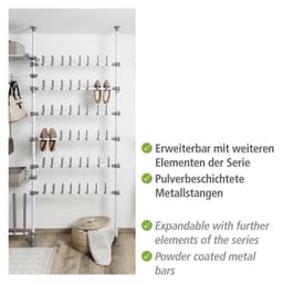 Wenko Teleskopregal Herkules | Weiß