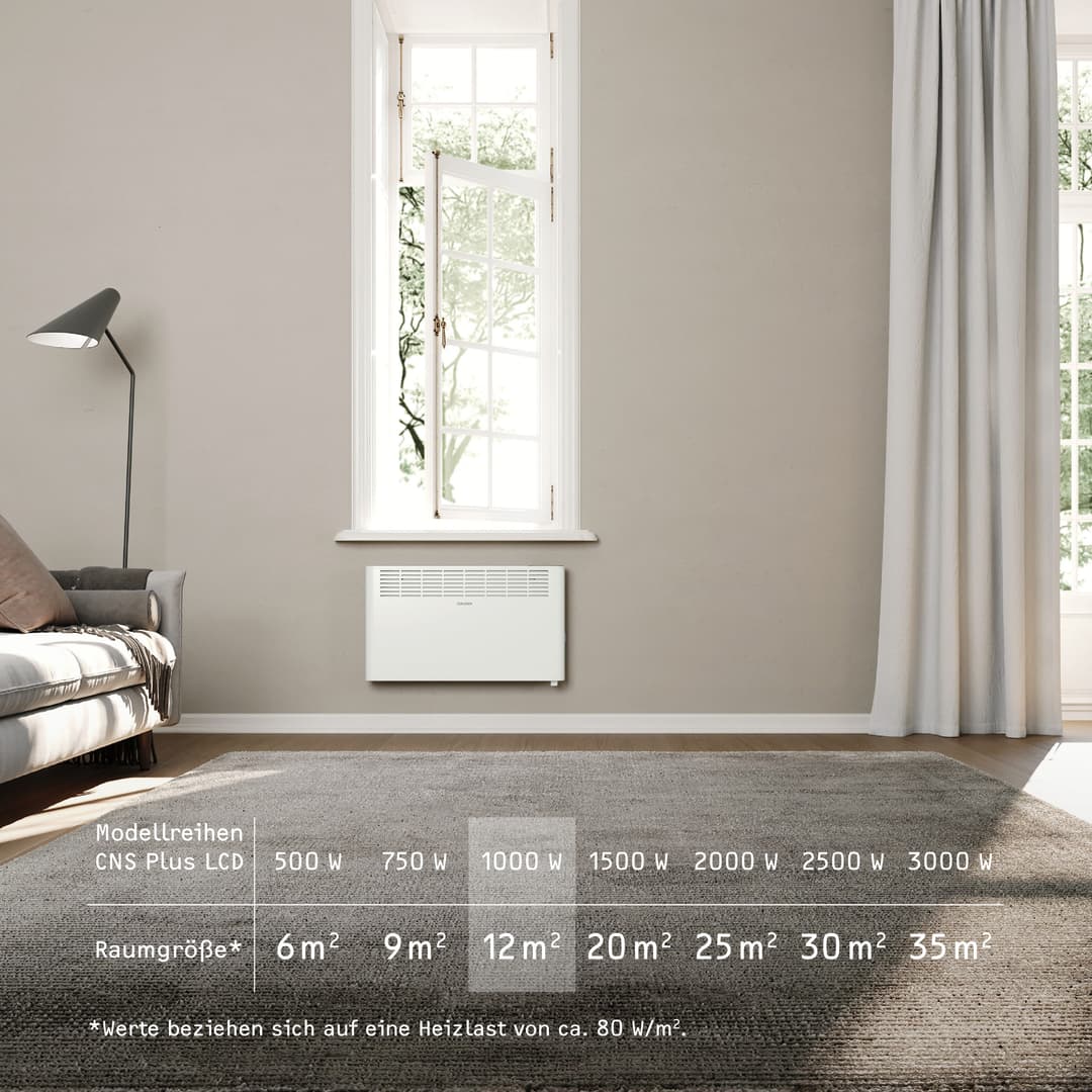 STIEBEL ELTRON Konvektor »CNS 1000 Plus LCD« | Weiß