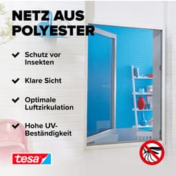tesa Insect Stop Comfort Fliegengitter | Schwarz
