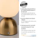 SCHÖNER WOHNEN-Kollektion LED Tischleuchte RUDI | Gold 5