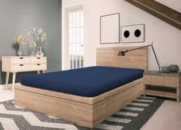 SETEX Feinbiber Spannbettlaken | Blau