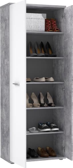 FORTE Schuhschrank Netty | Grau