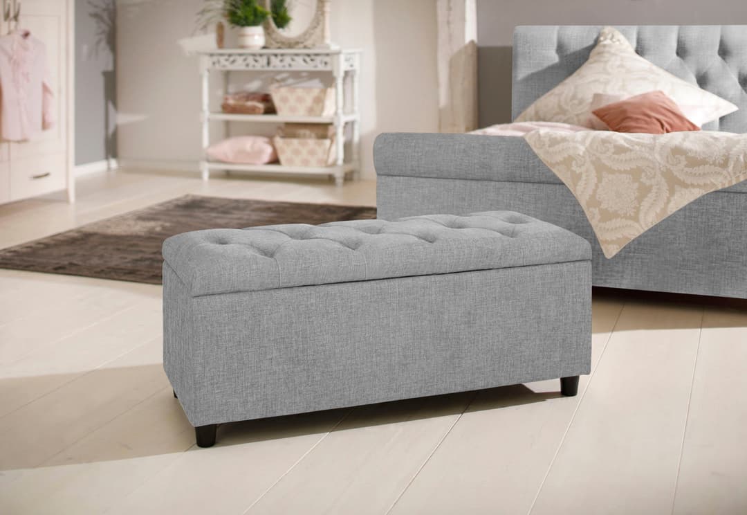 Home affaire Polsterbank Goronna | Grau