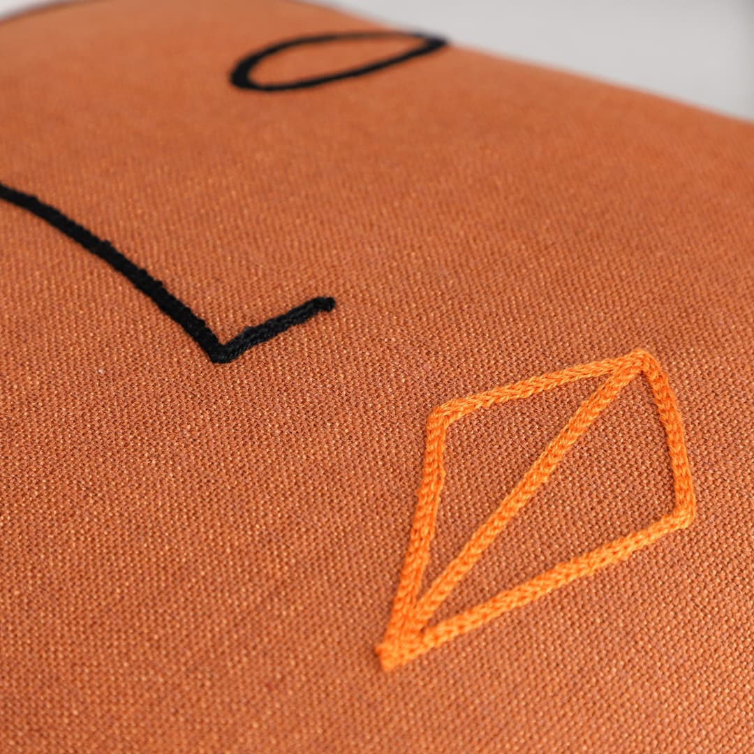 Musterring Dekokissen Visage | Orange