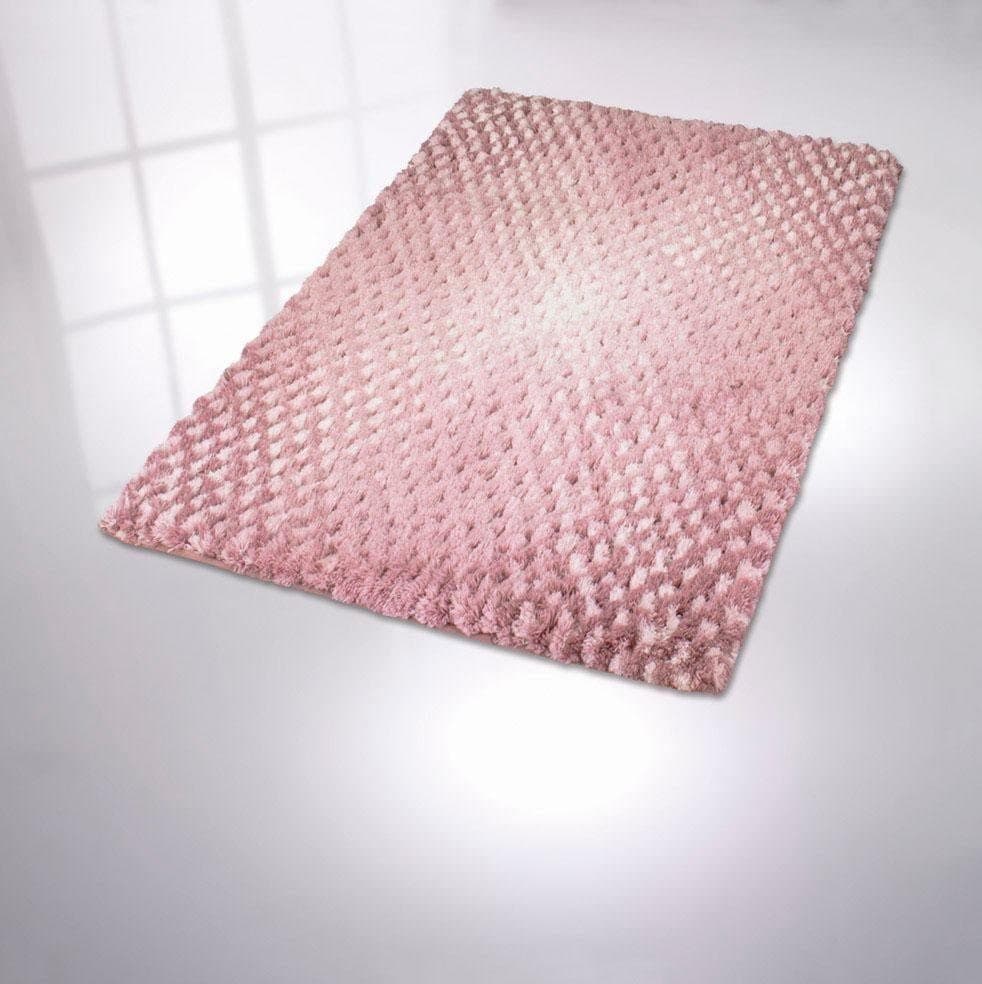 Kleine Wolke Badematte Cory | Rosa