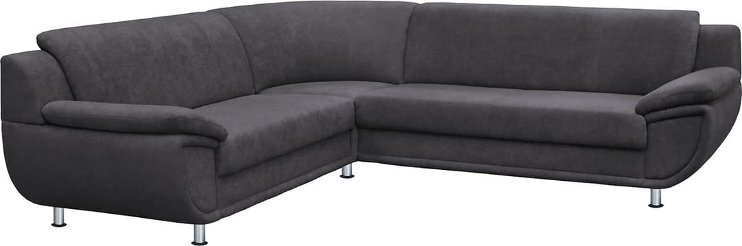 TRENDMANUFAKTUR Ecksofa Rondo | Grau