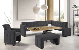 exxpo - sofa fashion Essbank Barista | Grau