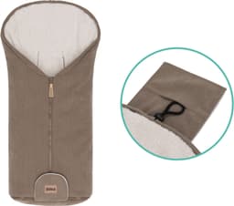 Fillikid Fußsack Nevis Cord | Braun