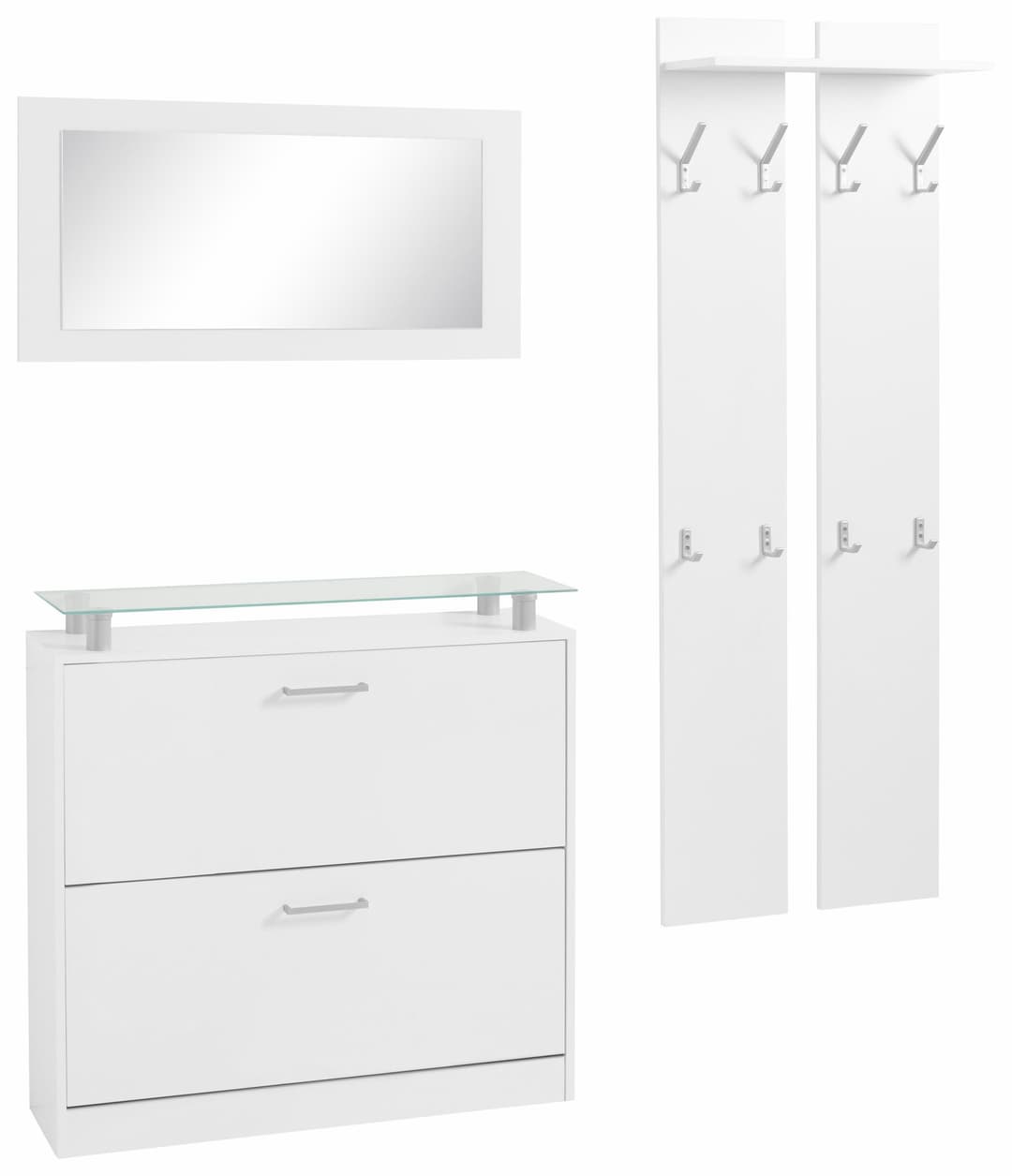 borchardt Möbel Garderoben-Set Finn | Weiß