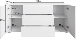 OTTO home Sideboard Kenia | Braun