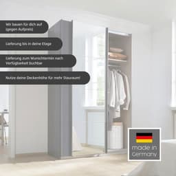 rauch Schwebetürenschrank Kleiderschrank | Weiß