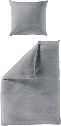 BIERBAUM Bettwäsche Chic Uni | Grau