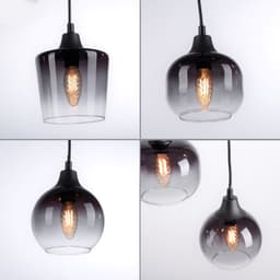 JUST LIGHT Pendelleuchte ZEA | Schwarz