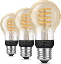 Philips Hue LED-Filament White Ambiance Dreierpack | Holztöne