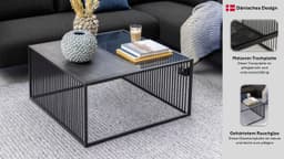 ACTONA GROUP Couchtisch Strington | Schwarz