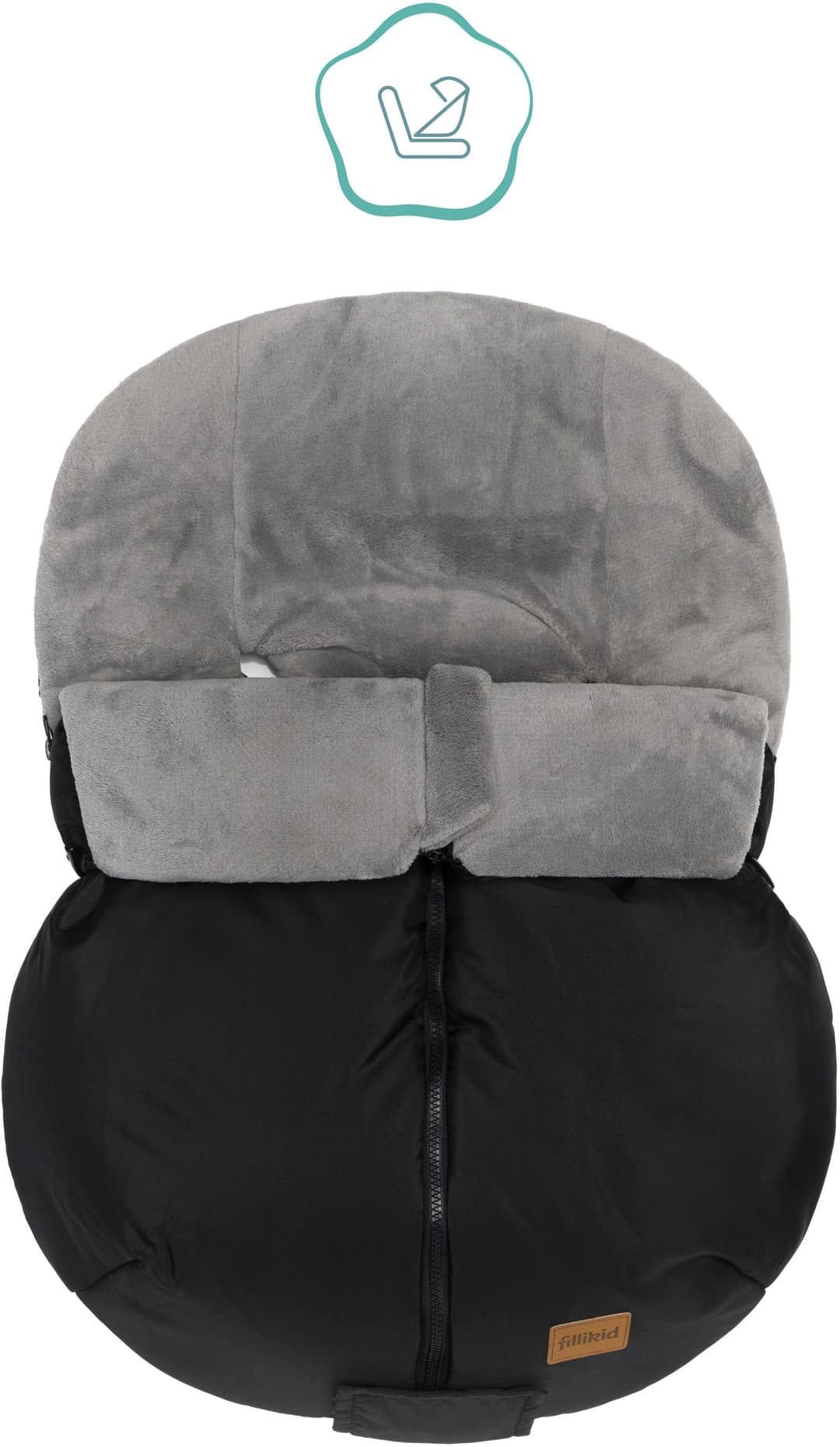 Fillikid Fußsack Sella | Schwarz