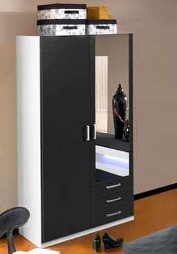 priess Kleiderschrank Amsterdam | Schwarz
