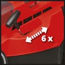 Einhell GE-CM 36/37 Li-SOLO Akkurasenmäher | Rot 5