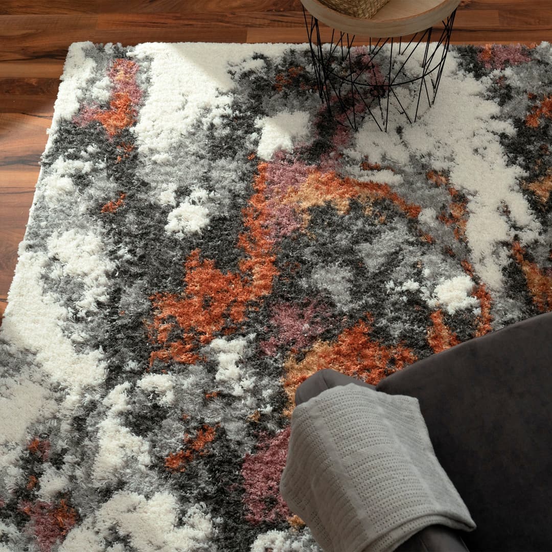 Paco Home Vincenza 281 Hochflor-Teppich | Mehrfarbig