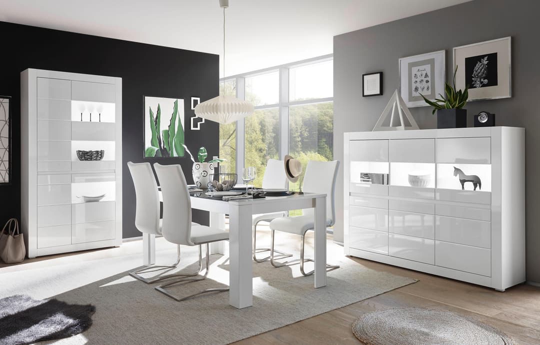 Home affaire Vitrine Carat | Weiß