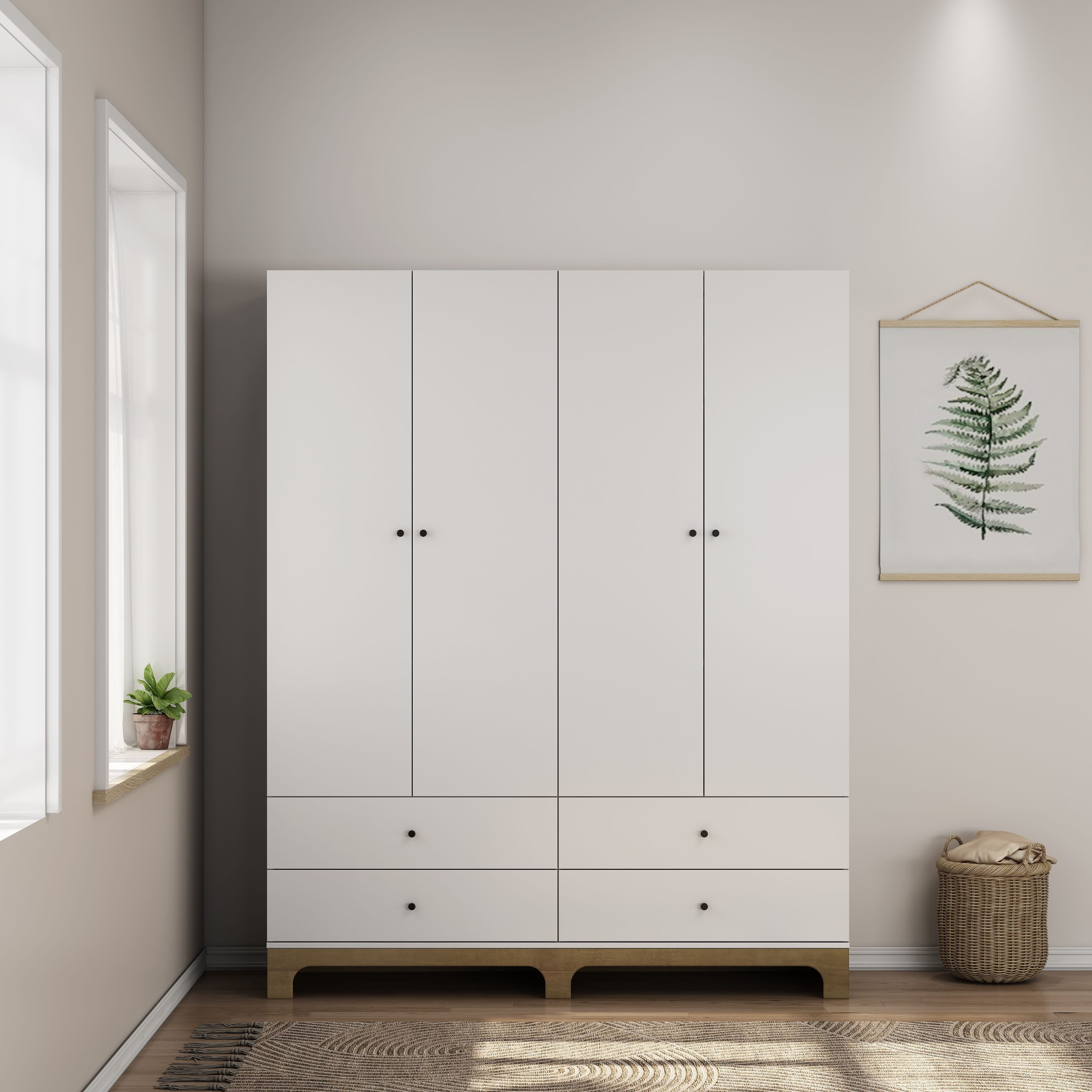 OTTO home Kleiderschrank Oslo | Weiß
