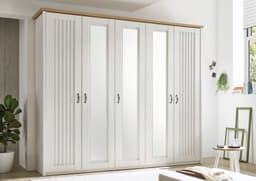 Schlafkontor Trient Drehtürenschrank | Weiß