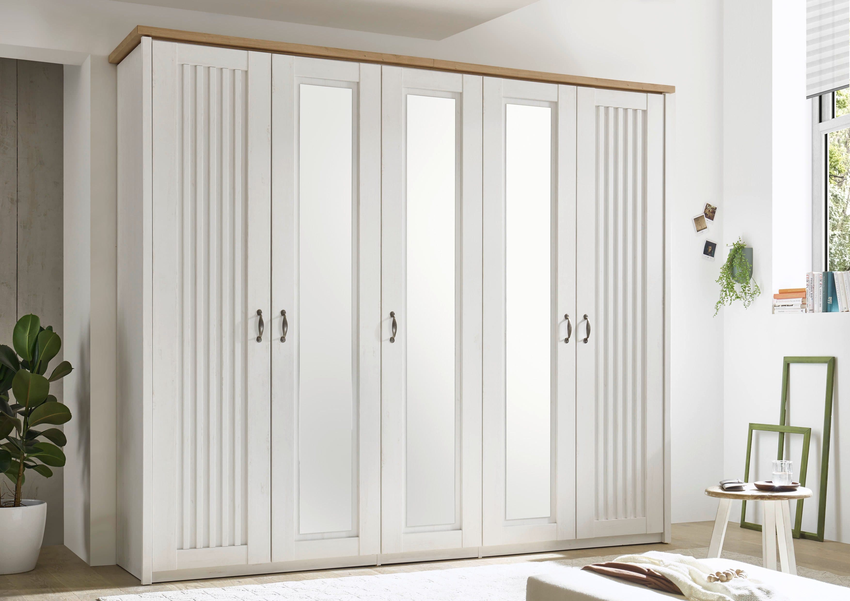 Schlafkontor Trient Drehtürenschrank | Weiß