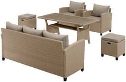 KONIFERA Gartenlounge-Set Amsterdam | Beige