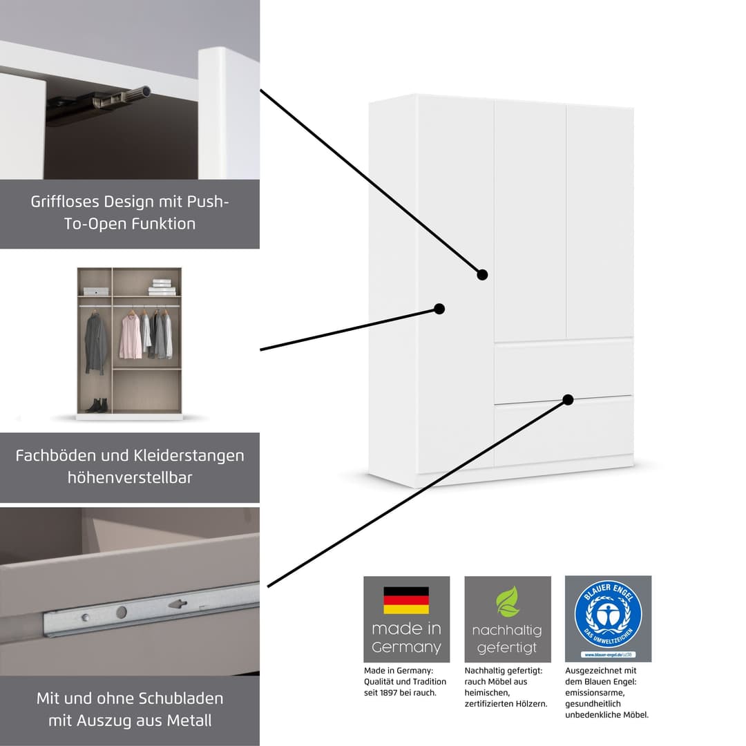 rauch COSTA Eckschrank | Weiß