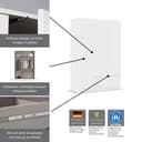 rauch COSTA Eckschrank | Weiß 5