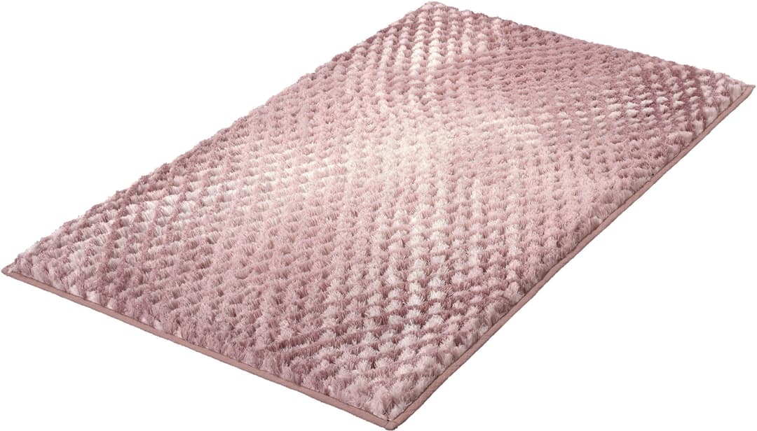 Kleine Wolke Badematte Cory | Rosa