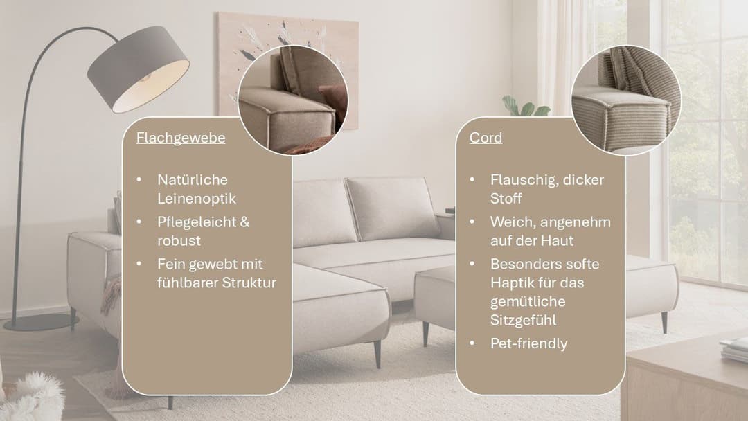 Home affaire Ecksofa TVINNU | Beige