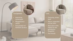 Home affaire Ecksofa TVINNU | Beige