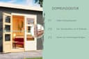 Karibu Gartenhaus Tarmstedt 6 | Grau