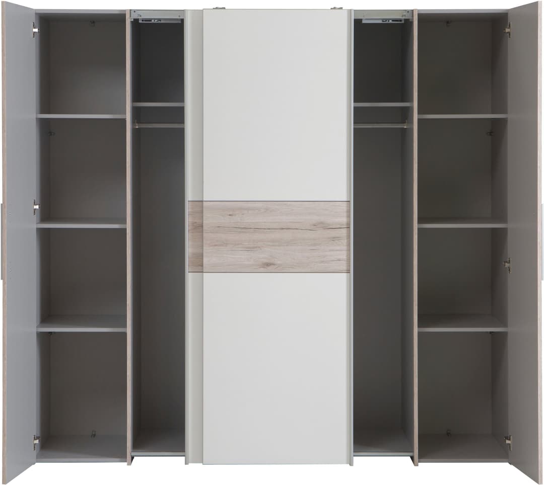 FORTE Kleiderschrank Kalixtus | Holztöne