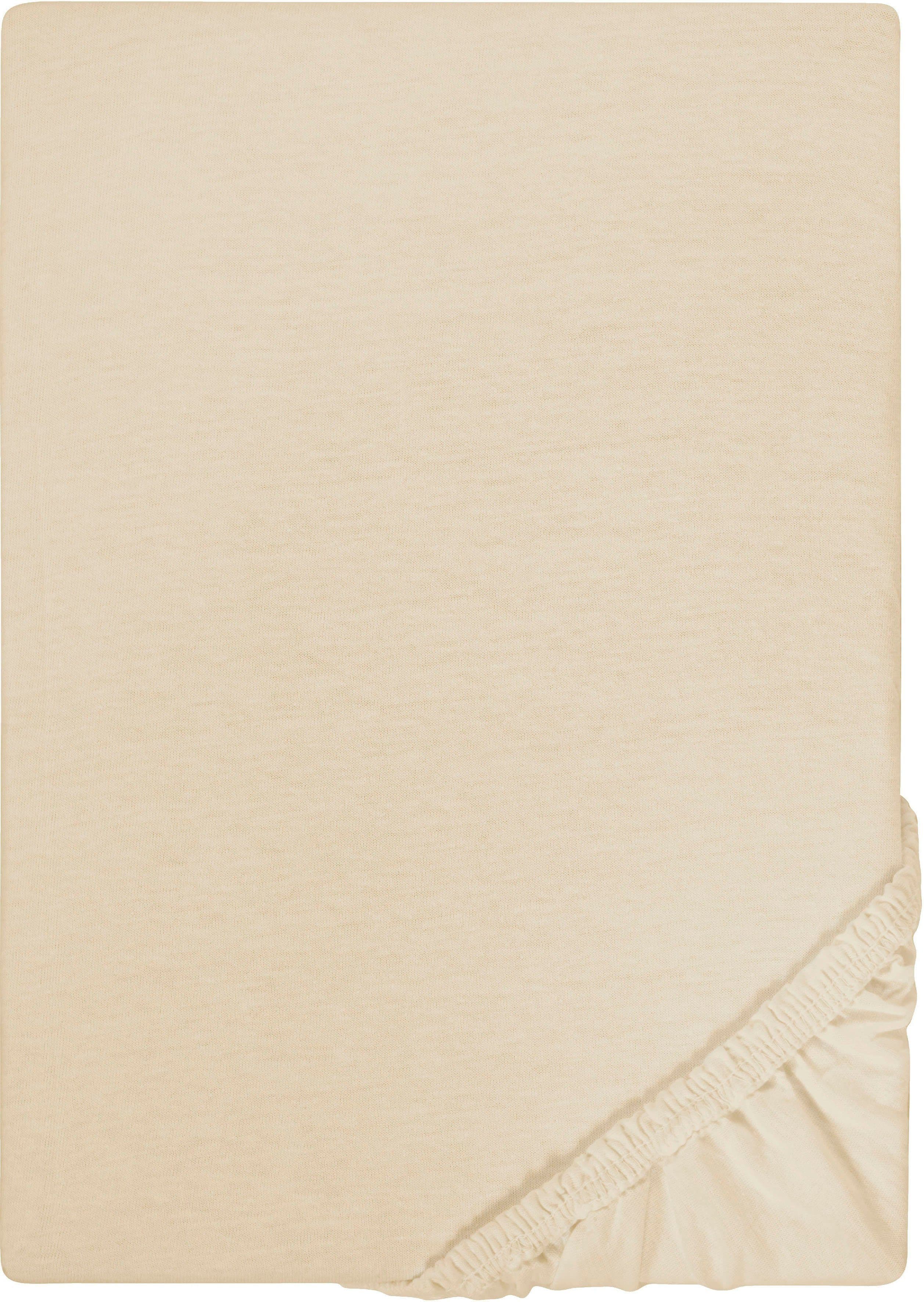 Castell Spannbettlaken Jersey | Beige