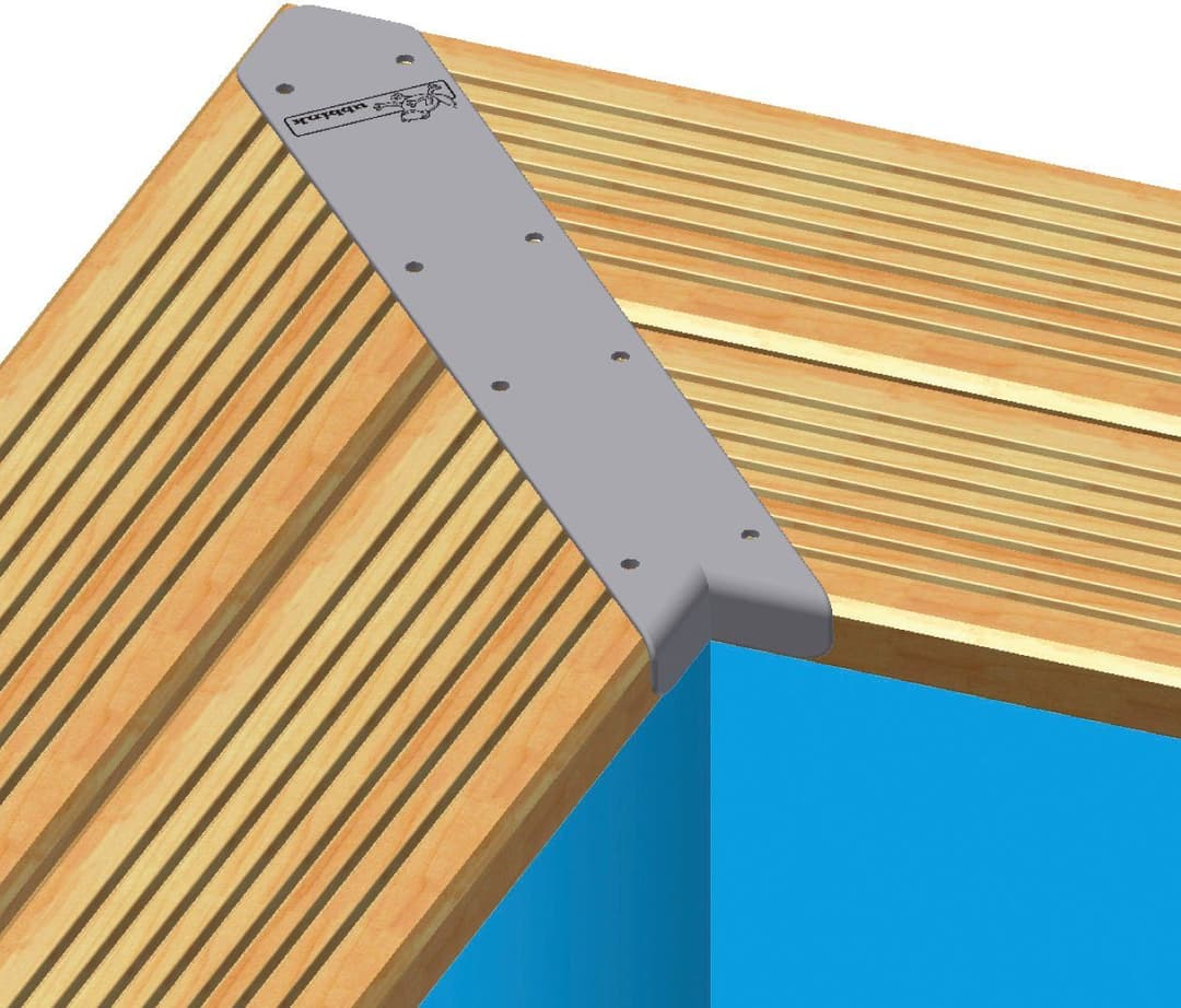 Ubbink Sunwater Rechteckpool | Holztöne
