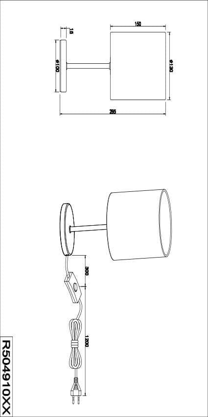 Reality Leuchten Schreibtischlampe Jerry | Braun