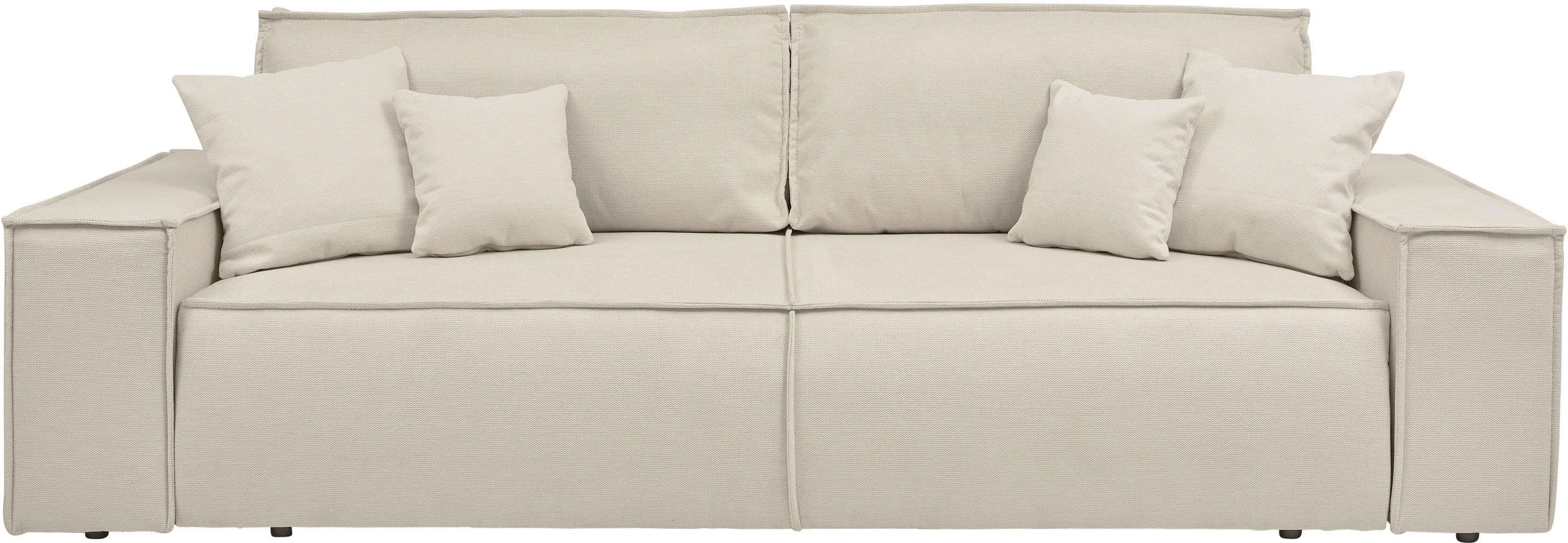 OTTO home 3-Sitzer FINNLEY Schlafsofa | Beige