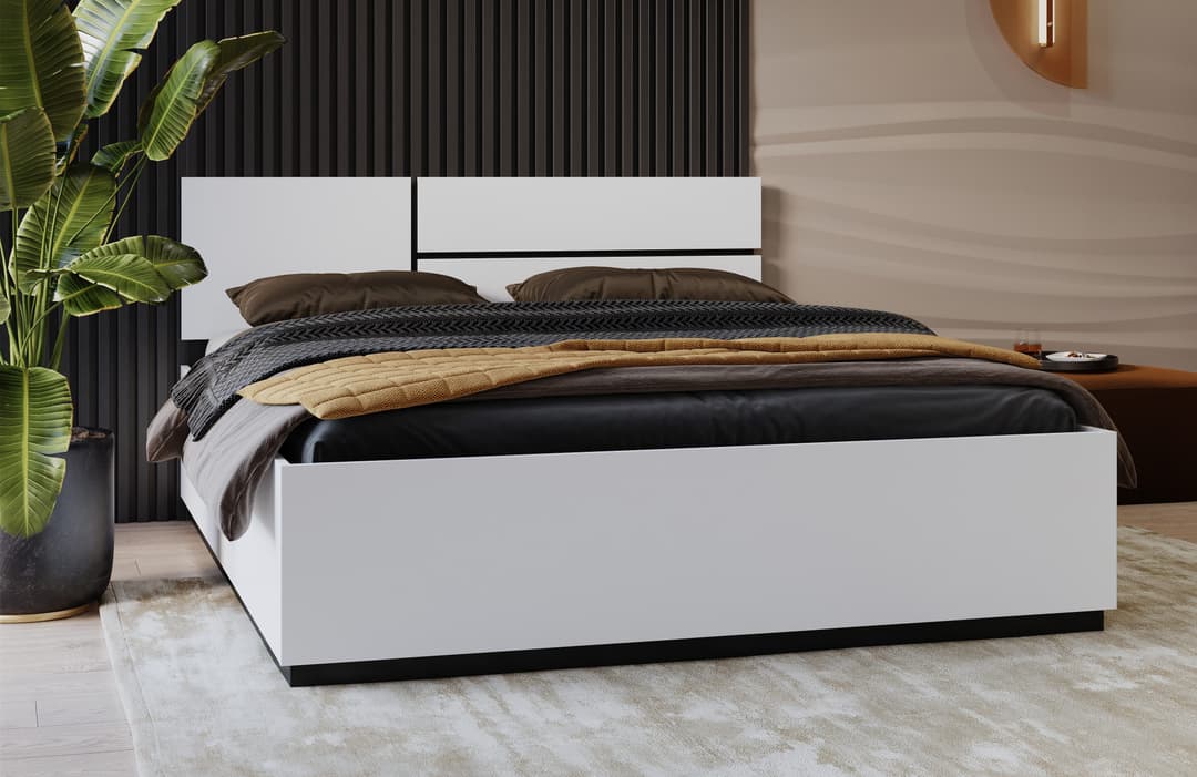 OTTO home Bett Cross | Weiß