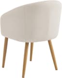SalesFever Armlehnstuhl Komfortabler Esszimmerstuhl mit Stil | Beige 3