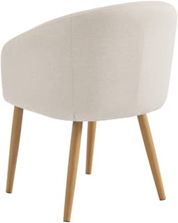 SalesFever Armlehnstuhl Komfortabler Esszimmerstuhl mit Stil | Beige