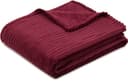 Wohndecke Feincord Kuscheldecke | Rot