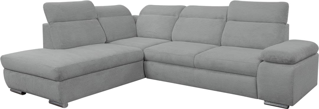 WERK2 Ecksofa Alicante Cord | Grau