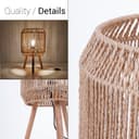 Paco Home Tischleuchte SOL | Braun 2