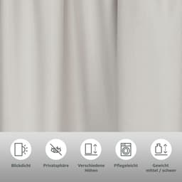 OTTO home Vorhang Parry | Silber