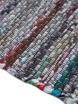carpetfine Teppich Kelim Chindi | Grau