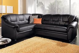 DOMO collection Ecksofa Montana | Schwarz