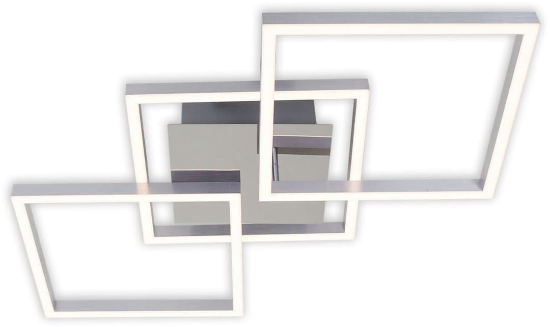 Briloner Leuchten LED Deckenleuchte FRAME | Silber