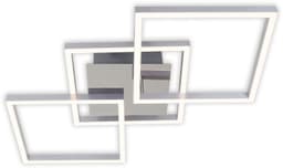 Briloner Leuchten LED Deckenleuchte FRAME | Silber